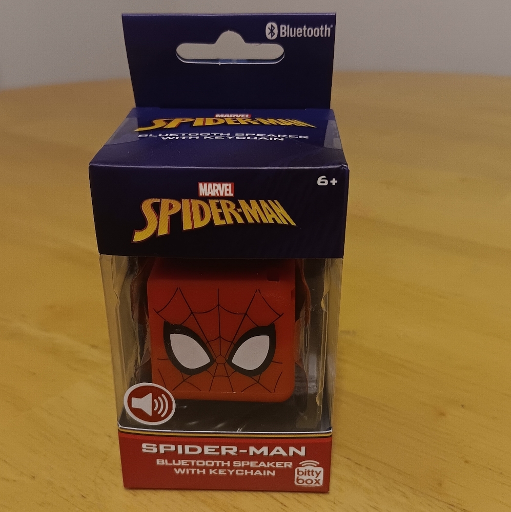 Bitty Box Bluetooth Speaker with Keychain Spider-Man ๐ท NWT - Picture 2 of 5